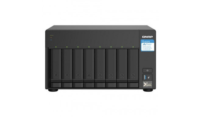 QNAP TS-832PX NAS Tower Ethernet LAN Aluminium, Black AL324