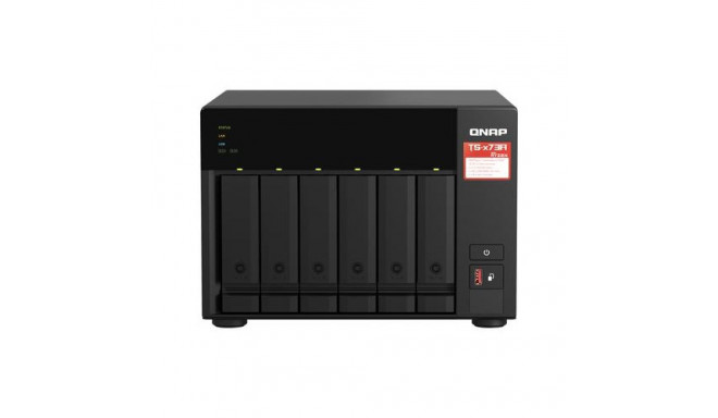 QNAP TS-673A NAS Tower Ryzen Embedded V1500B 8 GB DDR4 0 TB QNAP Turbo System Black
