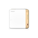 QNAP TS-462-4G NAS/storage server Tower Intel® Celeron® N4505 4 GB DDR4 0 TB QNAP QTS White