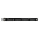 QNAP TS-433eU NAS Rack (1U) Cortex-A Cortex-A55 4 GB 0 TB QNAP Turbo System Black