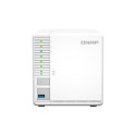 QNAP TS-364 NAS Tower Intel® Celeron® N5095 8 GB DDR4 0 TB QNAP Turbo System White