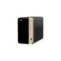 QNAP TS-264 NAS Tower Intel® Celeron® N5095 8 GB 0 TB QNAP QTS Black, Gold