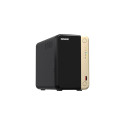 QNAP TS-264 NAS Tower Intel® Celeron® N5095 8 GB 0 TB QNAP Turbo System Black, Gold