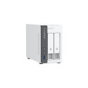 QNAP TS-216G NAS/storage server Tower Cortex-A Cortex-A55 4 GB HDD White