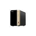 QNAP TS-264 NAS Tower Intel® Celeron® N5095 8 GB 0 TB QNAP Turbo System Black, Gold