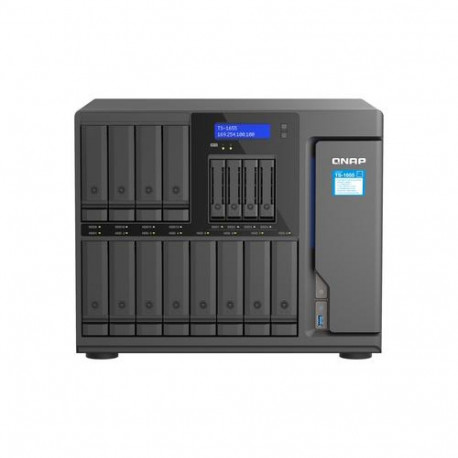 QNAP TS-1655 NAS Tower Intel Atom® C5125 8 GB DDR4 0 TB QNAP Turbo System Black