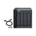 QNAP TR-004 storage drive enclosure HDD/SSD enclosure Black 2.5/3.5&quot;
