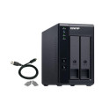 QNAP TR-002 storage drive enclosure HDD/SSD enclosure Black 2.5/3.5&quot;