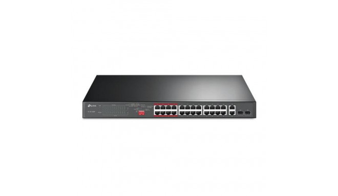 TP-Link 24-Port 10/100Mbps + 2-Port Gigabit Unmanaged PoE+ Switch