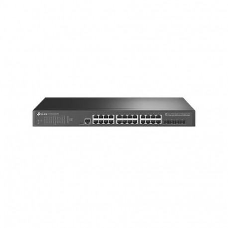 TP-Link JetStream TL-SG3428X-UPS network switch Managed L2+/L3 Gigabit Ethernet (10/100/1000) 1U Bla
