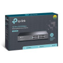 TP-Link TL-SF1016DS network switch Unmanaged Fast Ethernet (10/100) 1U Black