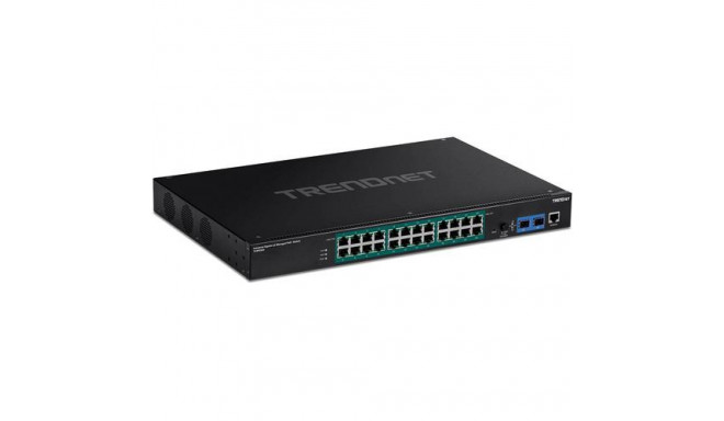 Trendnet TI-RP262i Managed L2 Gigabit Ethernet (10/100/1000) Power over Ethernet (PoE) 1U Black