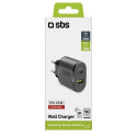 SBS TETRPD25W mobile device charger Smartphone, Tablet Black AC Fast charging Indoor