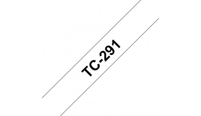Brother Ribbon TC291 / TC-291 Black on White