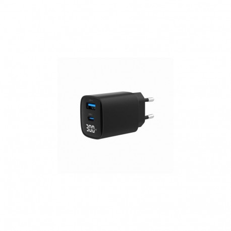 Gembird TA-UC-PDQC30LCD-BK-01 mobile device charger Smartphone, Smartwatch, Tablet Black AC Fast cha