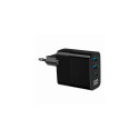 Gembird TA-UC-PDQC30LCD-BK-02 mobile device charger Universal Black AC Fast charging Indoor