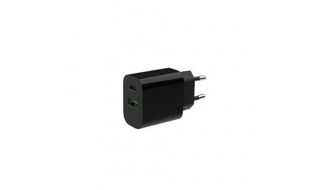 Gembird TA-UC-PDQC20-01-BK mobile device charger Universal Black AC Fast charging Indoor