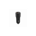 Gembird TA-UC-AC2PDQC38-CAR-01 mobile device charger Universal Black Cigar lighter Fast charging Aut
