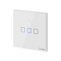Sonoff T0EU3C light switch Tempered glass, Polycarbonate (PC) White