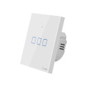 Sonoff T0EU3C light switch Tempered glass, Polycarbonate (PC) White