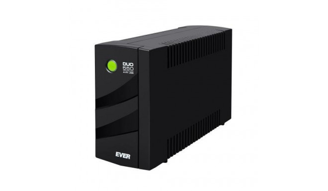 Ever DUO 550 AVR USB uninterruptible power supply (UPS) Line-Interactive 0.55 kVA 330 W 4 AC outlet(