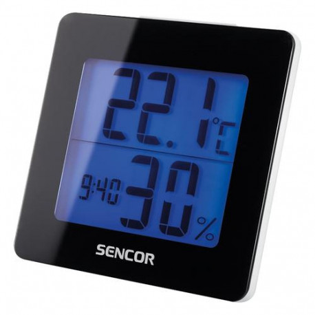 Sencor SWS 1500 B digital weather station Black LCD Battery