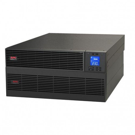 APC Easy UPS On-Line, 6kVA/6kW, Rackmount 5U, 230V, Hard wire 3-wire(1P+N+E) outlet, Intelligent Car