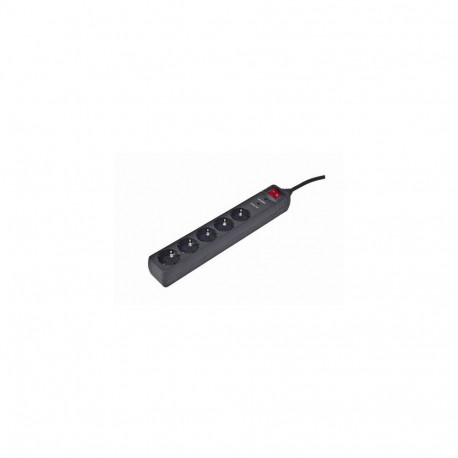 Gembird SPG5-C-5 power extension 1.5 m 5 AC outlet(s) Black