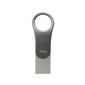 Silicon Power Mobile C80 USB flash drive 32 GB USB Type-A / USB Type-C 3.2 Gen 1 (3.1 Gen 1) Titaniu