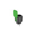 Deltaco SH-OP01 smart plug 3120 W Black, Green