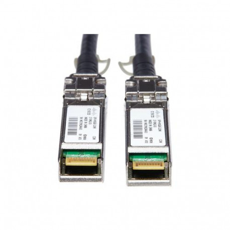 Cisco 10G Direct Attach Twinax SFP+ Cable, Passive, 30AWG Cable Assembly, 5 M, Grey, 5-Year Standard