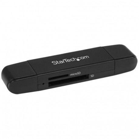 StarTech.com USB C and USB 3.0 SD Card Reader, USB Memory Card Reader, SD, microSD, MMC, UHS-I, USB-