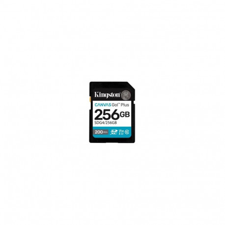 Kingston Technology Canvas Go! Plus 256GB SDXC Canvas Go Plus Gen4 200MB/s C10 UHS-I U3 V30