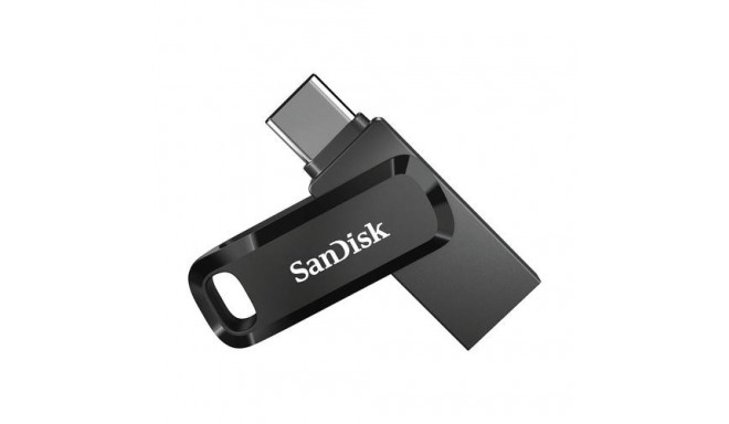 SanDisk Ultra Dual Drive Go USB flash drive 256 GB USB Type-A / USB Type-C 3.2 Gen 1 (3.1 Gen 1) Bla