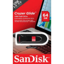 SanDisk Cruzer Glide USB flash drive 64 GB USB Type-A 2.0 Black, Red