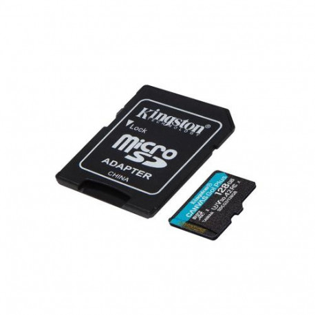 Kingston Technology Canvas Go! Plus 128GB microSDXC Canvas Go Plus 170R A2 U3 V30 Card + ADP