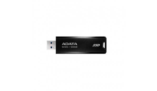 ADATA SC610 500 GB USB Type-A 3.2 Gen 2 (3.1 Gen 2) Black