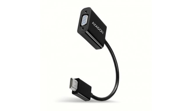 Axagon RVH-VGN video cable adapter 0.15 m HDMI Type A (Standard) VGA (D-Sub) Black