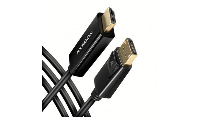 Axagon RVD-HI14C2 video cable adapter 1.8 m HDMI Type A (Standard) DisplayPort Black