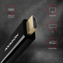 Axagon RVDM-HI14C2 Mini-DisplayPort zu HDMI Adapterkabel 4K/30 Hz 180 cm lang - Kabel - Digital/Disp