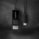 Axagon RVC-DPC video cable adapter 1.8 m USB Type-C DisplayPort Black