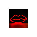 Forever Light Neon LED Light LIPS red Bat + USB FLNEO8 Light decoration figure