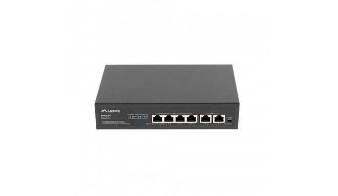 Lanberg RSFE-4P-2FE-60 network switch Unmanaged Fast Ethernet (10/100) Power over Ethernet (PoE) 1U 