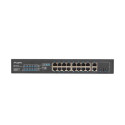 Lanberg RSFE-16P-2C-250 network switch Unmanaged Gigabit Ethernet (10/100/1000) Power over Ethernet 