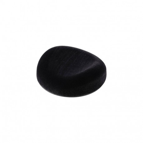 Renkforce RF-5873144 wrist rest Polytetrafluoroethylene (PTFE), Polyurethane (PU), Velvet Black