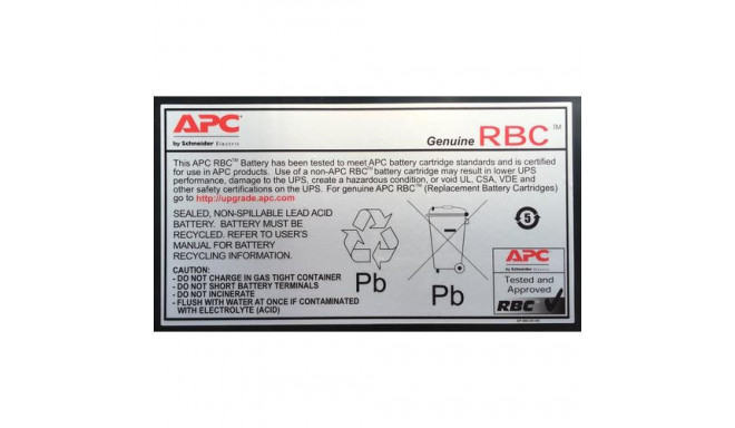APC Battery Replacement Cartridge RBC43 (OEM)