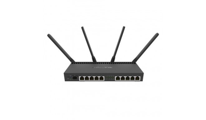 Mikrotik RB4011iGS+5HacQ2HnD-IN wireless router Gigabit Ethernet Dual-band (2.4 GHz / 5 GHz) Black