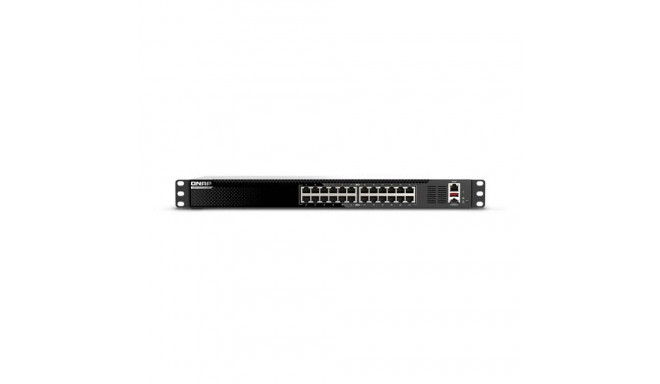 QNAP QSW-M3224-24T network switch Managed L3 10G Ethernet (100/1000/10000) 1U Black, Silver