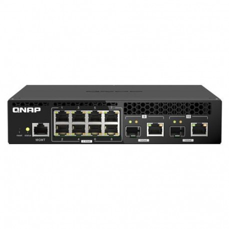 QNAP QSW-M2108R-2C network switch Managed L2 2.5G Ethernet (100/1000/2500) Power over Ethernet (PoE)