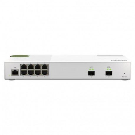 QNAP QSW-M2108-2S network switch Managed L2 2.5G Ethernet (100/1000/2500) Grey